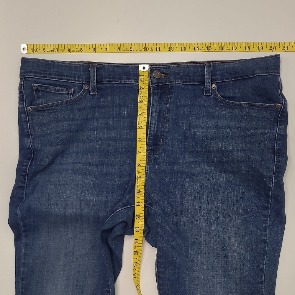 Levi's 415 Classic Boot Jeans High Waist Rise Dark Wash Embroidered Details Y2K - Picture 10 of 17